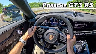 Porsche 911 GT3 RS  Driving the Ultimate 992 On the Street POV Binaural Audio [upl. by Jaret]