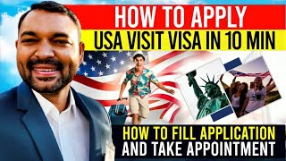 How to Apply USA Tourist Visa from Pakistan  Complete Guide to Fill Visa Application in 10 Minutes [upl. by Ahsekyt]