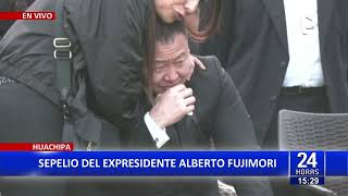 Alberto Fujimori restos del expresidente ya descansan en cementerio Campo Fe de Huachipa 42 [upl. by Nnairak]