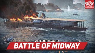 Battle of Midway  Pacific War 28 Animated Historical DOCUMENTARY [upl. by Nosilla]