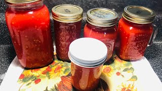 HOW TO CAN TOMATOES  WITHOUT A PRESSURE COOKER [upl. by Onabru]