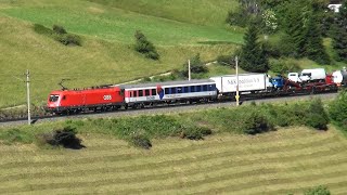 ITAT Züge am Bahnhof BrennerBrennero und Stafflach Südseite [upl. by Donnelly]