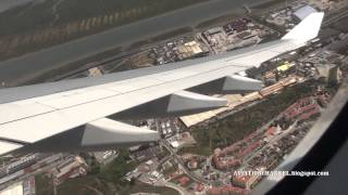 Avião TAP Air Portugal Airbus A330 Decolagem Lisboa Pouso na Madeira [upl. by Akkimat]