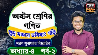 ক্ষুদ্র সঞ্চয়ে ভবিষ্যৎ গড়ি । অধ্যায় ৪ । পর্ব২ ।অষ্টম শ্রেণির গণিত । Class 8 math chapter 4 [upl. by Meit]