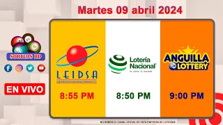 Lotería Nacional LEIDSA y Anguilla Lottery en Vivo 📺│Martes 09 abril 2024 855 PM [upl. by Jerald]