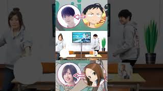 Yuki Kaji and Rie Takahashi FUNNY MOMENTS 2  TAKAGI and NISHIKATA in REAL LIFE Shorts [upl. by Telfore4]