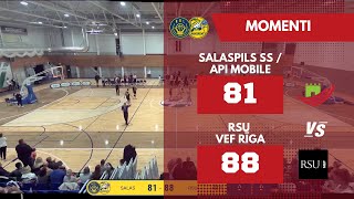 NBL Regulārā Sezona Salaspils SSAPI Mobile  RSUVEF Rīga  Labākie Momenti [upl. by Bein]