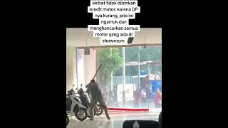 Showroom motor dihancurkan dengan customer shorts showroom viralvideo motor [upl. by Llerdnam513]