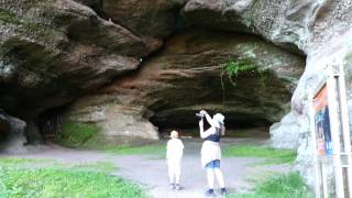 Frankreich Urlaub Die Grotte SaintLéon in den Vogesen  Tourismus Ferien Reisen [upl. by Ellehsram]