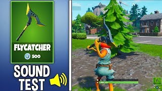 NEW FLYCATCHER PICKAXE Gameplay in Fortnite [upl. by Eelik]