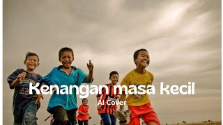 Kenangan masa kecil  Official lyric  AI Cover [upl. by Eciuqram]