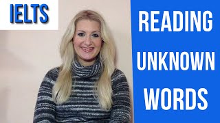 IELTS Reading What to do when you dont know a word english video [upl. by Tonye847]