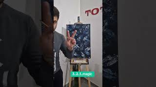 magic glowinthedark art drawing tutorialfoglie tutorial tutorialpainting toto [upl. by Acinom]