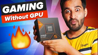 Can We Still Play PC Games Without Graphics Cards  Ryzen 5 8600G [upl. by Eilsew]