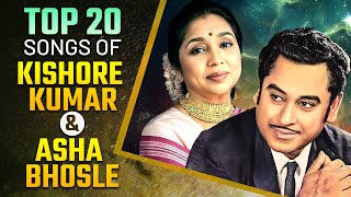 Top 20 Duet Songs of Kishore Kumar amp Asha Bhosle  Superhit Jukebox  Best Duet Hindi Songs [upl. by Enilav]