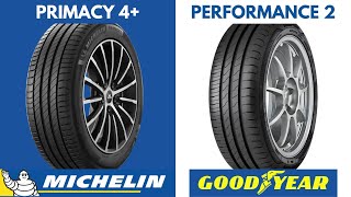 Michelin Primacy 4 vs Goodyear EfficientGrip Performance 2 [upl. by Ylatan]