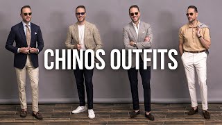 How To Wear Chinos  6 Ways To Wear Chinos for Men  Summer Outfit Ideas [upl. by Stanley]