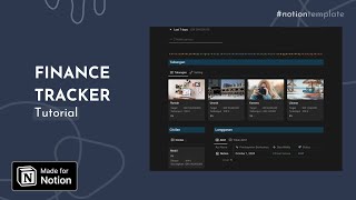 Tutorial Penggunaan Notion Finance Tracker  Template Keuangan [upl. by Nessim]