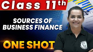 Sources Of Business Finance 1 Shot  Everything Covered  Class 11th  Business Studies 🔥 [upl. by Semreh]