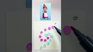 Color marker shortvideo painting satisfying [upl. by Nahtahoj]