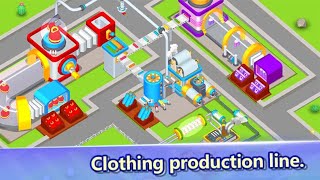 Clothing Factory Tycoon Gameplay Android [upl. by Paquito]