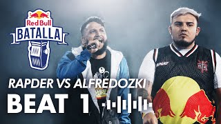 RAPDER vs ALFREDOZKI  BEAT 1 IVERSON de CMON [upl. by Irehs]