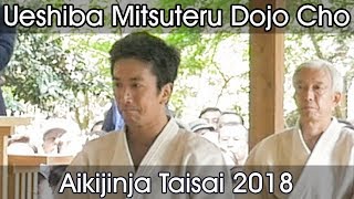 Mitsuteru Ueshiba Dojocho Aikido Demonstration  Aiki Jinja Taisai 2018 [upl. by Atalanti569]