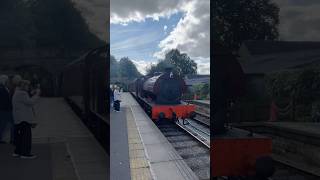 STEAM TRAIN MK1’s arrives at Wirksworth railway station Derbyshire [upl. by Thorr768]