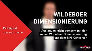 Auslegung leicht gemacht mit der WildeboerDimensionierung WiDim und dem BIMConverter [upl. by Gnehp]