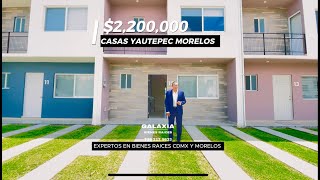 2200000 BONITAS CASAS YAUTEPEC MORELOS [upl. by Lovash]