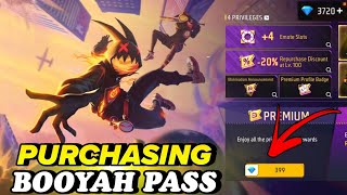 Purchasing 💎 Booyah Pass 🔥 For First Time  Free Fire  Classic Gaming [upl. by Nerej]