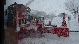 【除雪中】第一建設工業の除雪車飯山線・戸狩野沢温泉 [upl. by Jurdi607]