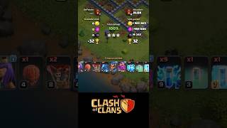 Destroying Town hall 13 for loots in clash of clans clashofclans gaiming gamingshorts [upl. by Nellad]