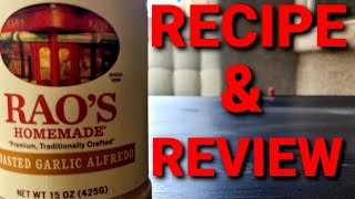 Raos Roasted Garlic Alfredo Sauce Review [upl. by Oijimer931]