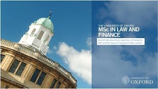 MLF Alumni talk about their experience of studying at Oxford and their careers [upl. by Enisamoht]