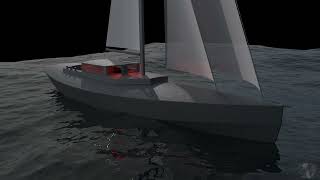 Sailboat Design  Geometrically watertight [upl. by Pedrotti801]