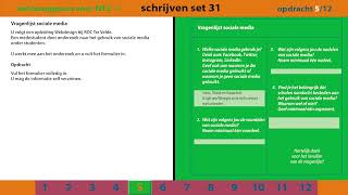 Staatsexamen B1  Examenopgaven Set 31 – Schrijven [upl. by Suedama975]