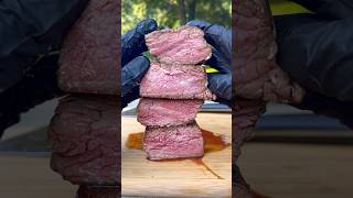 Reverse Seared Filet Steak filetmignon Steaks RecipeShort Foodie Grilled Grilling Medium [upl. by Adnawad]