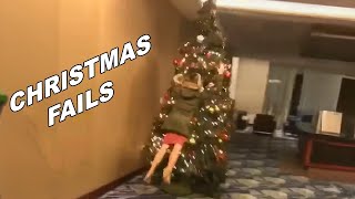 TRY NOT TO LAUGH WATCHING FUNNY CHRISTMAS FAILS VIDEOS 2023 [upl. by Dragde]