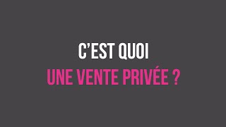 Showroomprivé  Mode d’emploi n°2  c’est quoi une vente privée [upl. by Lupita]