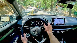 2023 Honda CRV Sport Touring Hybrid  POV Test Drive Binaural Audio [upl. by Daniyal34]