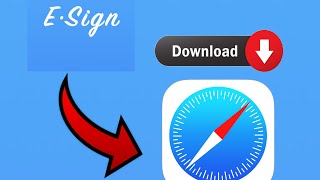 How To Download Esign File For IOS [upl. by Mika]