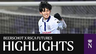 HIGHLIGHTS U23 Beerschot  RSCA Futures  20232024 [upl. by Resa]