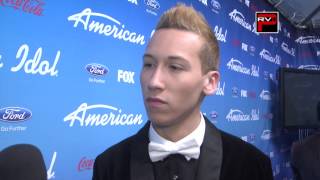 Devin Velez DevinAI12 defends himself against Nicki Minaj Jab at American Idol [upl. by Eisserc]