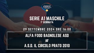 SERIE A1 M  ALFA FOOD BAGNOLESE ASD vs ASD IL CIRCOLO PRATO 2010 [upl. by Enaira]