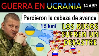 14 Abr LOS RUSOS PIERDEN 106 TANQUES Y AFVs ¡Y CEDEN 15 KM DE TERRITORIO  Guerra en Ucrania [upl. by Irah]