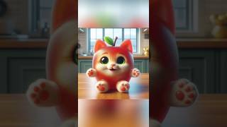 Kucing berubah jadi Gummy buah buahan kucing cat funny [upl. by Adniuqal278]