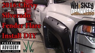 2016 Silverado Fender Flare Installation  DIY  WWW [upl. by Seaton257]