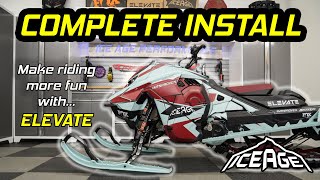 ICEAGE ELEVATE Install amp Overview  SKIDOO  LYNX [upl. by Artap]