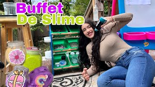 CHANGARRO DE SLIME ESTILO BUFFET  VENTA DE SLIMES HAGO UNA TIENDITA DE MENTIRAS DE SLIMESROLEPLAY [upl. by Mariandi]